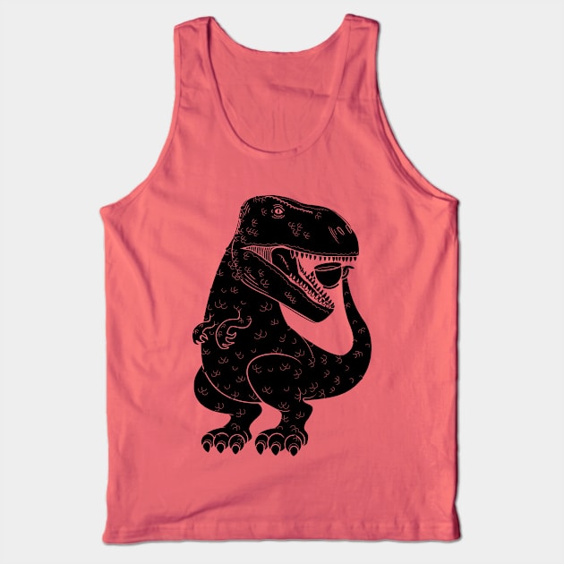 Tea-Rex Tank Top by heavyhand